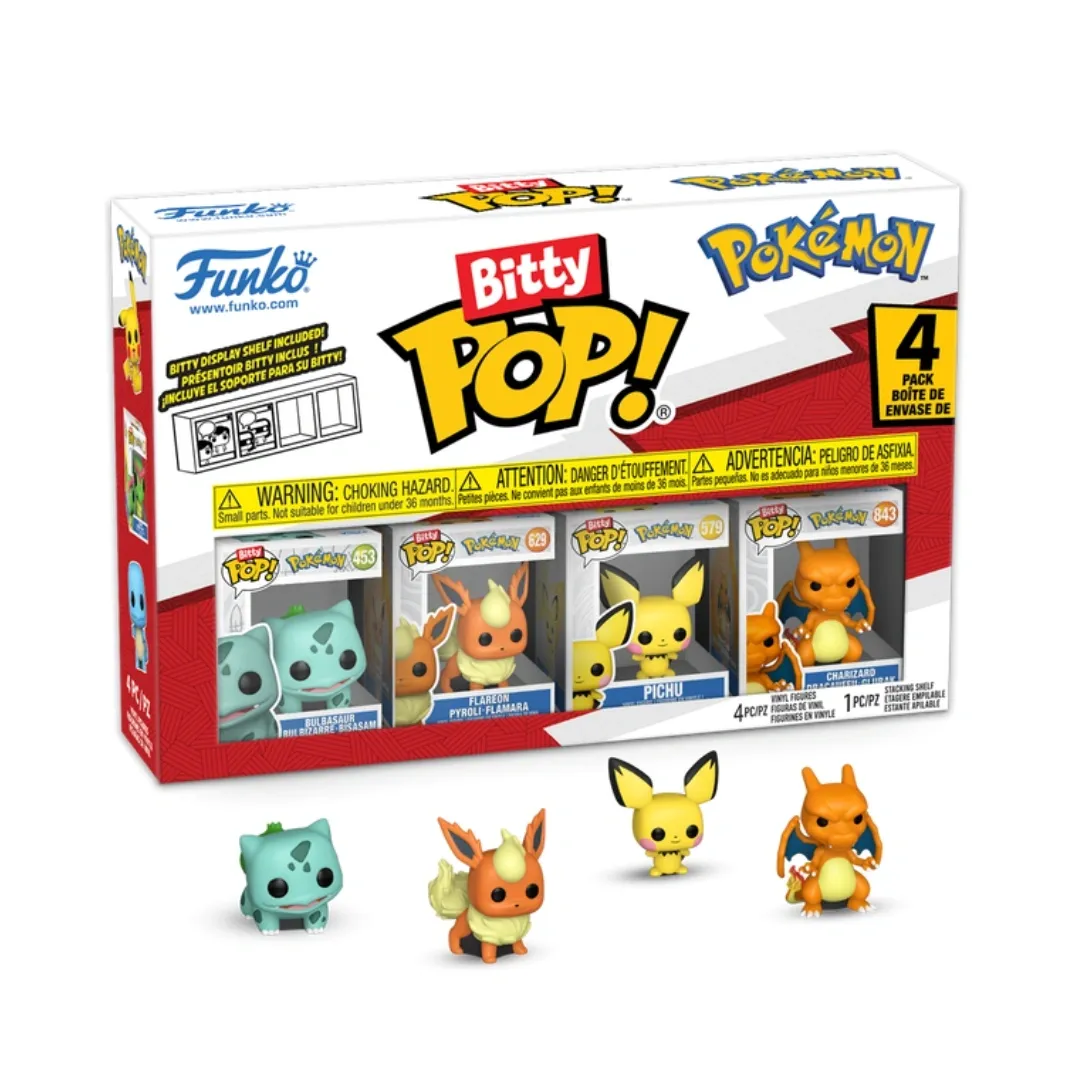 FUNKO BITTY POP!: POKÉMON SERIES 3 BULBASAUR - SET OF 4