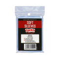 CLEAR SOFT SLEEVES FOR STANDARD TRADING CARDS - PACK OF 100