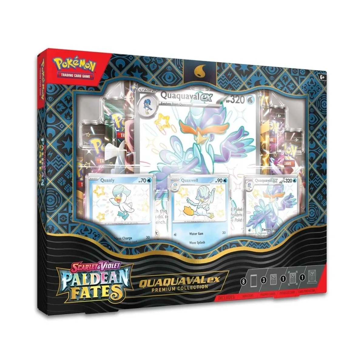 POKÉMON SCARLET & VIOLET: PALDEAN FATES PREMIUM COLLECTION - QUAQUAVAL EX